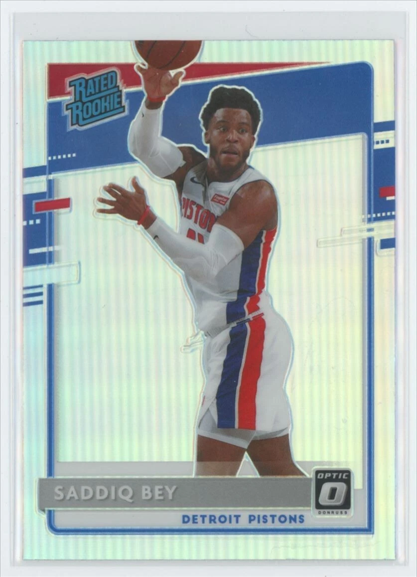 2020-21 Panini Donruss Optic Basketball Rated RC Holo Saddiq Bey #169