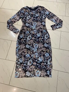 Baum und Pferdgarten🩵Kleid Maxikleid🩷stretch,mit Unterkleid,Topzustand,dehnbar - Bild 1 von 6