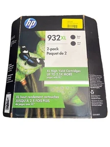 Cartucho de tinta original de alto rendimiento HP 932XL April-22, negro, paquete de 2, 100 - Imagen 1 de 2