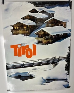 Original Vintage Reise Ski Poster Innsbruck Tirol Österreich - Bild 1 von 4