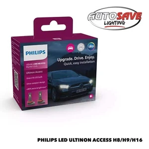 Bombillas de faros LED para automóvil Philips Ultinon Access H11 (paquete doble) 11362U2500CX - Imagen 1 de 4