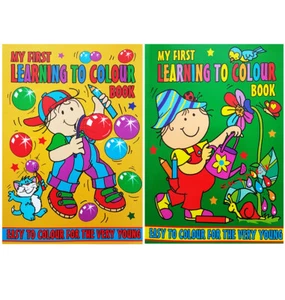 2 X MI PRIMER LIBRO PARA COLOREAR APRENDIENDO A COLOREAR PARA NIÑOS NIÑOS 150 PAGINAS - Imagen 1 de 9