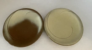 *Vintage*FRANKOMA 4G* DESSERT/SALAD/APPETIZER PLATES*SET OF 2* BROWNS - Picture 1 of 8