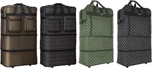 30" / 36" / 40" Expandable Rolling Duffel Bag Wheeled Spinner Suitcase Luggage - Picture 1 of 13