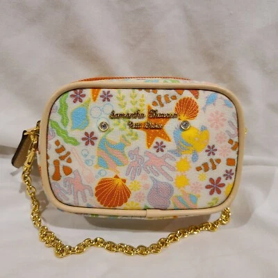 Disney Samantha Thavasa Little Mermaid Mini Purse Bag NWOT Flounder Ariel - Image 1 of 3