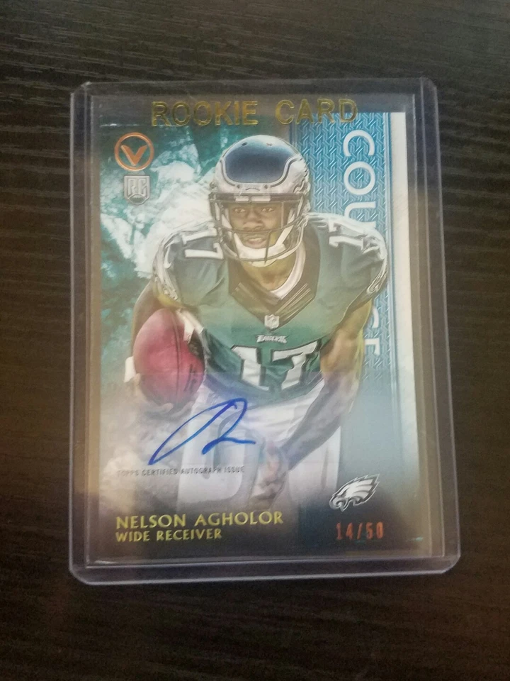 NELSON AGHOLOR 2015 Topps Valor Courage Rookie Auto Autograph Card  14/50 - Image 1 of 1