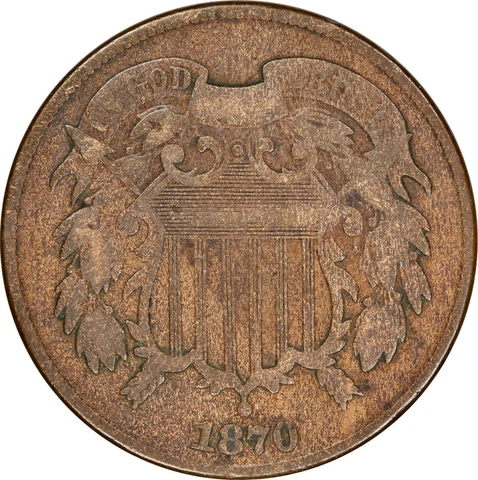 1870, 2c, Two Cents EA1108 Cover