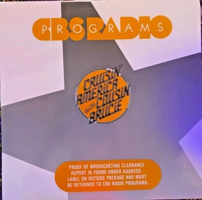 11/9/90 COUSIN BRUCIE CRUSIN AMERICA SHOW FEATURES JEFF PORCARD (TOTO); DC5, CSN - Image 1 of 4