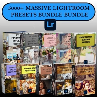 5000+ Lightroom Presets Interior, Summer, Baby, Soft, Spring, Wedding Bundle - Image 1 of 4