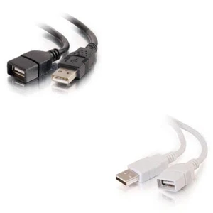 USB 2.0 A Male to A Female Extension Cable-[3.3ft (1m)-9.8ft (3m)]-C2G - Picture 1 of 12