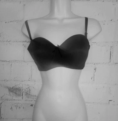 Angelina Black Multiway Convertible Bra size 34C Bralette Wireless Padded NoSlip - Image 1 of 4