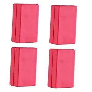 Magnetic Flag Weights for Bottom of Flag in Winds, Rubber Covered Heavy 8 Red - Picture 1 of 8