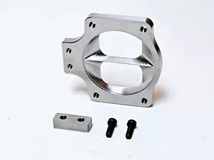 Stainless T6 Divided to 4.0" inch Inlet Tab Transition Turbo Flange S400 1/2" - Foto 1 di 3