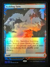 MTG 1x Foil SCALDING TARN Zendikar Rising Expeditions NEW