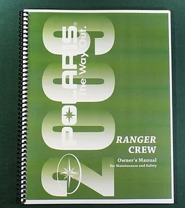 2009 Polaris Ranger Crew Owner's Manual: 127 Pages & Protective Covers! - Picture 1 of 1