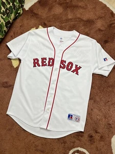 Maglia Russell Athletic Boston Red Sox MLB bianca #5 Nomar Garciaparra M Ortiz - Foto 1 di 11