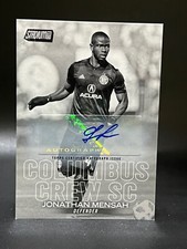 Jonathan Mensah 2018 Topps MLS Stadium Club #28 Auto Black and White parallel