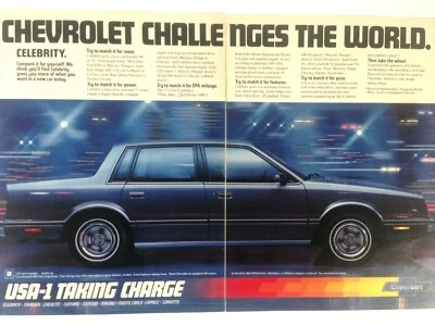 1983 Chevrolet знаменитостей печатная реклама  - Изображение 1 из 3