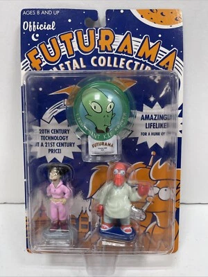Futurama Die-cast Series 2 Amy Wong & Zoidberg + Kif clicker - 2001 Rocket USA - Image 1 of 4