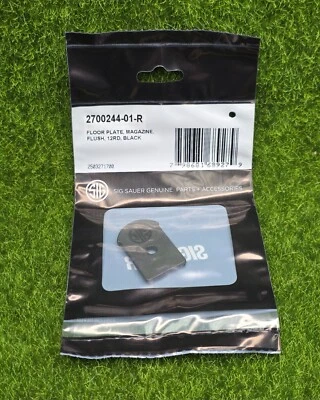 SIG SAUER Sig P365X P365XL Flush Fit Replacement Black Floor Plate Base Pad #2700244-01-R