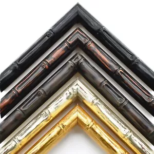 Exotic Bamboo Picture Frame Wide Tropical Decor Tiki Style 5x7 8x10 11x14 16x20 - Picture 1 of 24