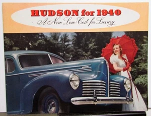 1940 Hudson Dealer Sales Brochure Six Eight Super Country Club Original - Picture 1 of 12