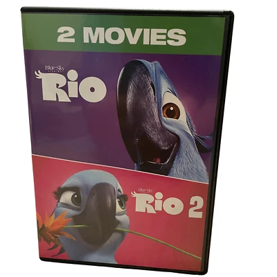 Rio and Rio 2 Animated Adventure Two-Movie Collection Fast Tracked Shipping - Image 1 of 4