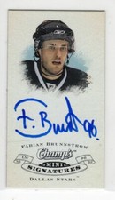 2008-09 Upper Deck Champs Fabian Brunnstrom Mini Auto Autograph RC