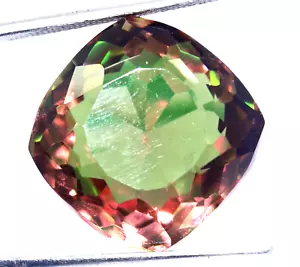 Certified 19.90 Ct Natural Zultanite Color Changing Turkish Cushion Cut Gemstone - Picture 1 of 9