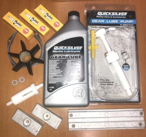 ORIGINAL JÄHRLICHES SERVICE-KIT ~ 75 PS Quecksilber 2-Takt Außenbord Getriebepumpe Anoden - Bild 1 von 1