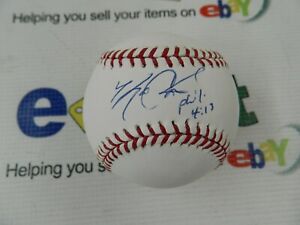 KALEB COWART - Autographed baseball With COA #473