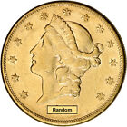 US Gold $20 Liberty Head Double Eagle - VF - Random Date