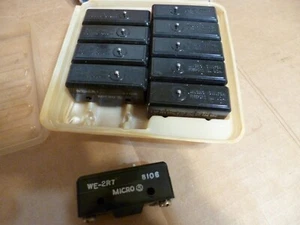 10 - NOS HONEYWELL MICROSWITCHES MICRO SWITCH NO. WE-2RT - Picture 1 of 6