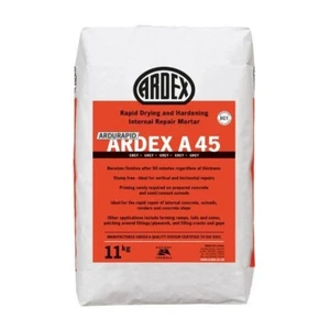 Rapid Internal Repair Mortar Ardex A45 11kg Suitable For Heated Concrete/Screed - Picture 1 of 4