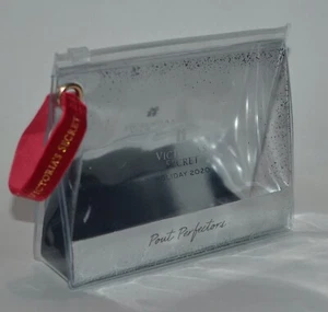 VICTORIA'S SECRET CLEAR MAKEUP CASE BEAUTY BAG LIP GLOSS POUCH COSMETIC ORGANIZE - Picture 1 of 6