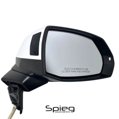 Side Mirror for 2018-24 Audi Q5 SQ5 Power Fold BSM Memory 15wires Passenger Side - Image 1 of 4