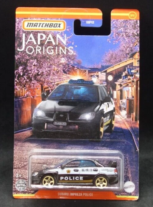 Matchbox Japan Origins serie Subaru WRX Impreza Police Foto 1 de 2