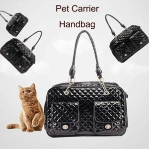 Elegante Bolso de Mano Porta Mascotas Pequeño Cachorro Gato Perro Viaje Exterior Portátil Cartera - Imagen 1 de 6