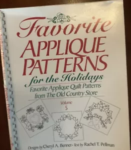 Libro de bolsillo en espiral de colección 1993 Favorite Appliqué Patterns Country Critters Vol 6 - Imagen 1 de 4