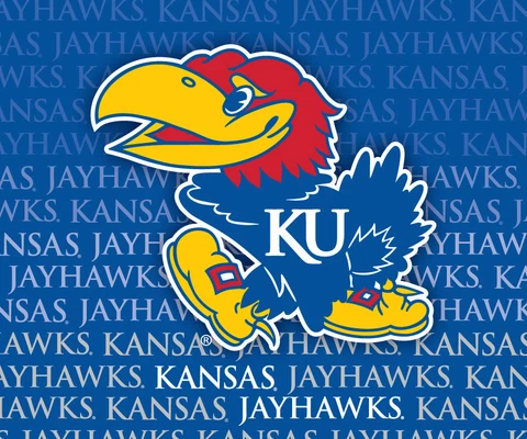 KANSAS 5"X 6" REPEAT DESIGN MAGNET-KANSAS JAYHAWKS CAR MAGNET-NEW FOR 2016 Cover