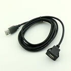 USB Male to Female Flush Panel Mount Cable For Car Boat Motorcycle Dashboard 2M