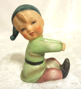 vintage Siro Japan pixie elf green suit & hat 651B - Picture 1 of 9