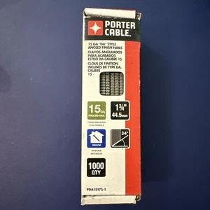 Porter Cable Angled Finish Nails 15 Gauge 1-1/4" PDA15125-1 - Picture 1 of 5
