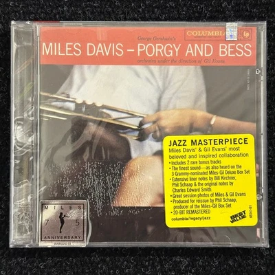 Sealed Miles Davis Porgy And Bess CD 1997 Columbia/Legacy Remaster 2 Bonus Trx - Image 1 of 2