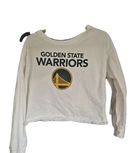 Golden State Warriors 47 Damen Langarm Crop Top Größe XL 75th Anniversary - Bild 1 von 10