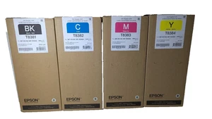 4x Orig. Epson T8381 T8382 T8383 T8384 Set WorkForce Pro WF-R5190 WF-R5690 - Imagen 1 de 2