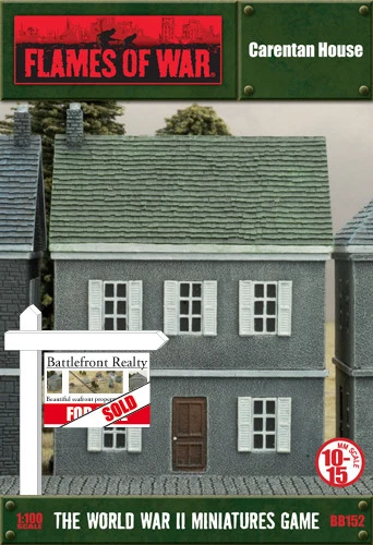 European: House - Carentan (x1) Battlefield in a Box Terrain Foto 1 de 1