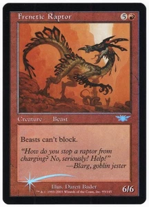 Frenetic Raptor 2003 Legions FOIL Red Uncommon Creature MTG NM AZ1 - Bild 1 von 2