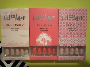 Lote 3 guiones de uñas de manicura de álamo rojo nuevos; crema de fresa, trituradora y sencillamente - Imagen 1 de 2