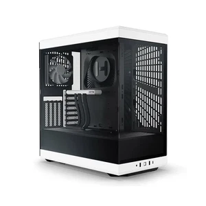 Boîtier tour moyenne Hyte Y40 blanc/noir Atx/M-Atx/M-Itx - Photo 1/1